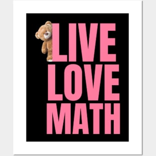 Best Math Art For Men Women Mathematics Geek Math Teacher Posters and Art